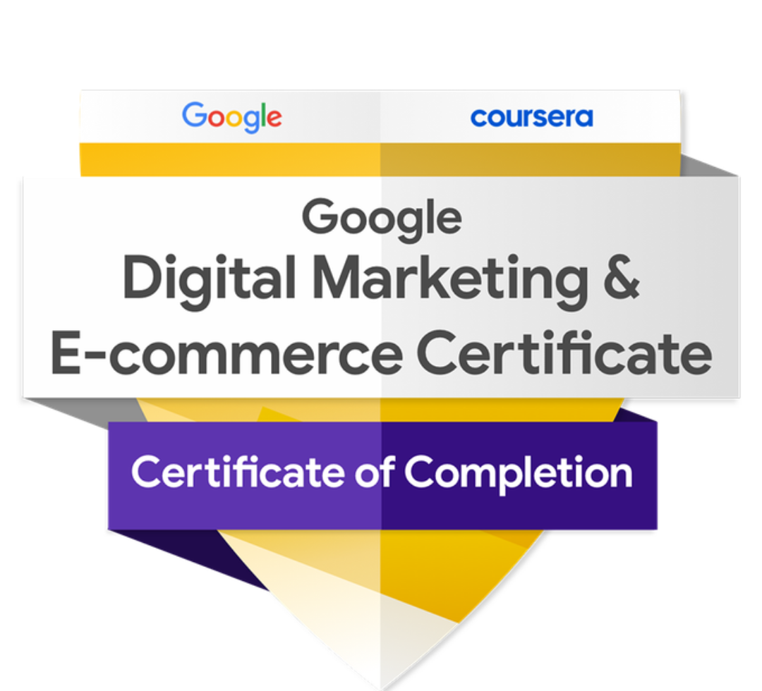 Google Digital Marketing and E-commerce Certificate